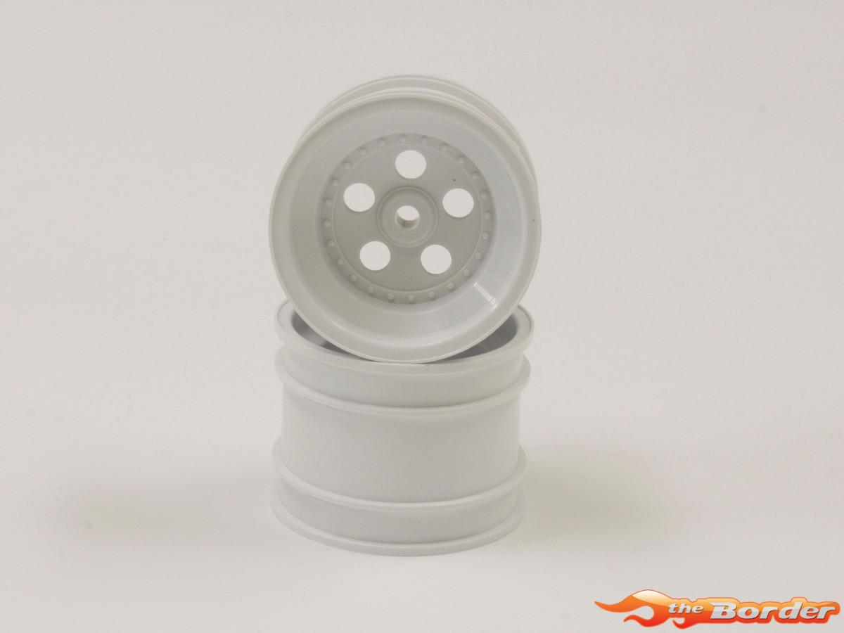 Kyosho White Rear Wheel 1.7 Inches (2) Tomahawk SCH008W