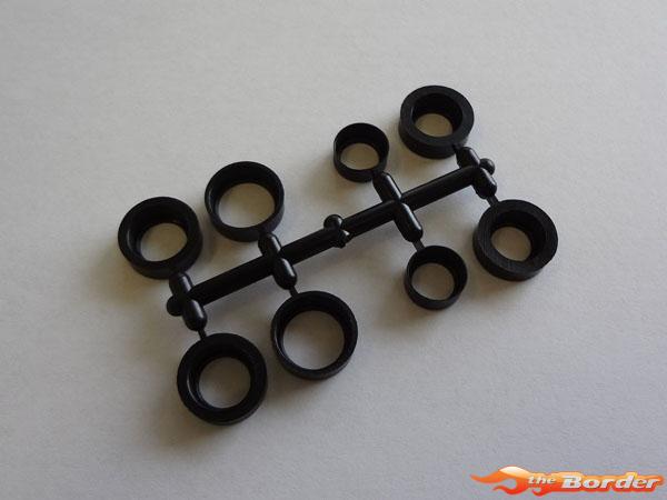 Kyosho Rear Alu Hub Carrier Bearing Collar Set RB5-RB6-RB7-Zx5-RT5-Sc UMW704-02