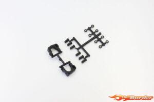 Kyosho Front Hub Carrier Set RB6-RB7 - Carbon Composite UMW713
