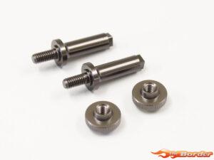 Kyosho Aluminium Battery Post Set RB6-RB7 (Gun Metal) UMW728