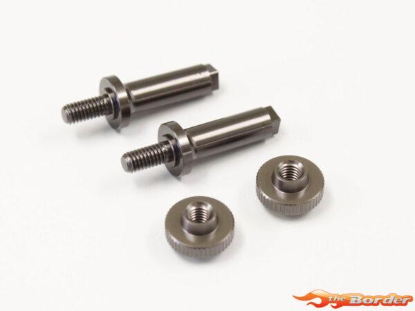 Kyosho Aluminium Battery Post Set RB6-RB7 (Gun Metal) UMW728