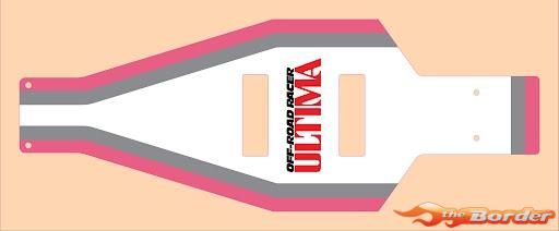 Kyosho Ultima JJ Limited Edition Chassis Protector Sheet UTW015