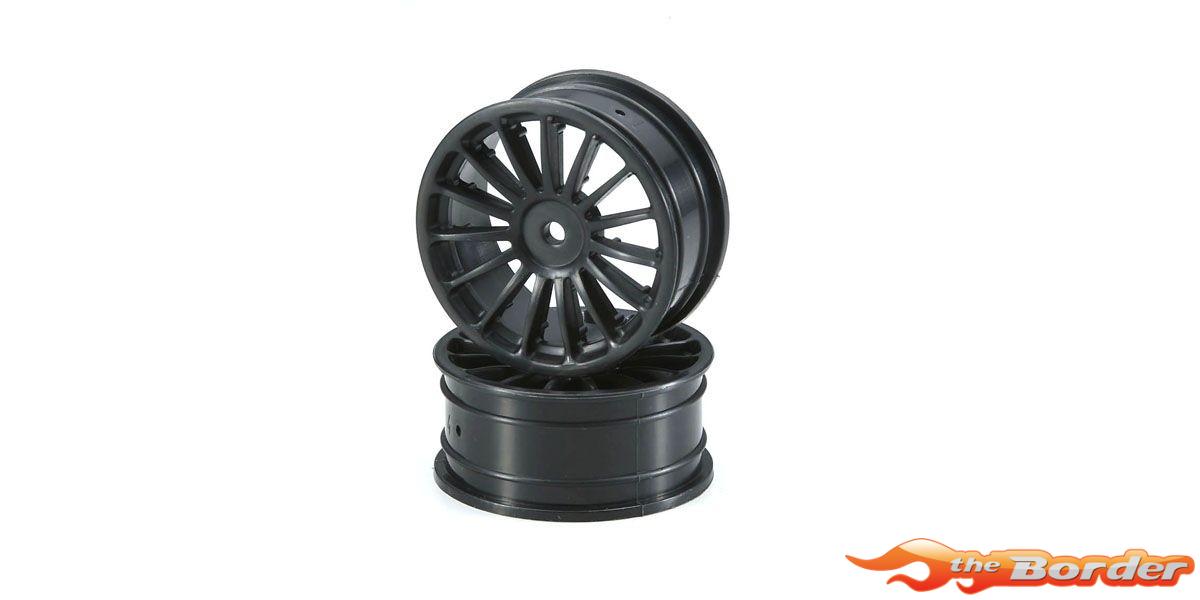 Kyosho Wheel 15-Spoke 24mm Black FW06 (2) VZH003BK