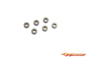 Kyosho Anodized Washer 2mm (6) - Gun Metal W0142GM