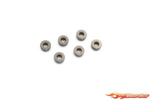 Kyosho Anodized Washer 3X7X3mm (6) - Gun Metal W0143GM