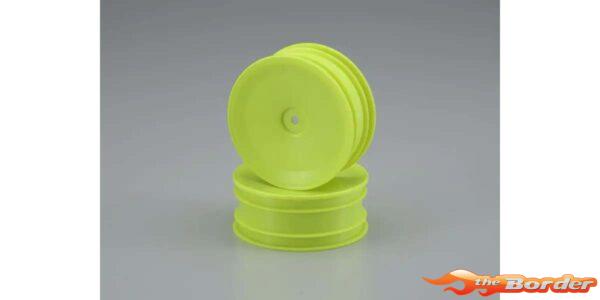 Kyosho Front Wheel 2.2" Ultima RB5-RB7-Sb Dirtmaster (2) Yellow W5029YB