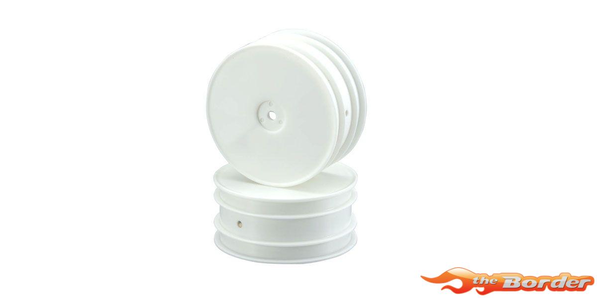 Kyosho Front Wheel 4Wd 1:10 Lazer (2) 2.2' White - Ifmar W5201WD