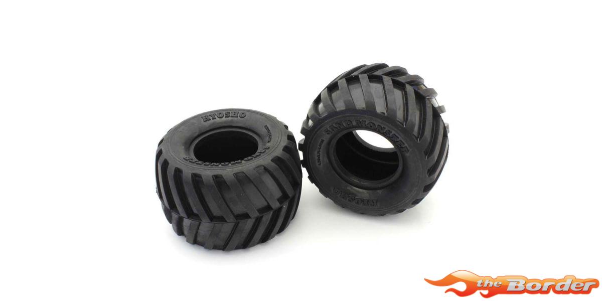 Kyosho High Grip Soft Tires (2) EP MadVan EZT001SB - Afbeelding 2