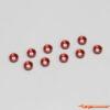 Kyosho M3 Flat Head Washer (10) Red W0146R