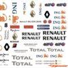 Renault R29 ING - Mini-Z 1/28 Stickers BRPD1705 - Afbeelding 2