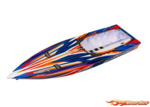 Traxxas Spartan SR Hull w/Orange Graphics (Fully Assembled) 10315-ORNG