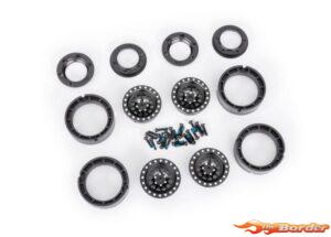 Traxxas TRX-4M 1.0" 6061-T6 Alu Beadlock Wheels (Black) (4) 9881-BLK