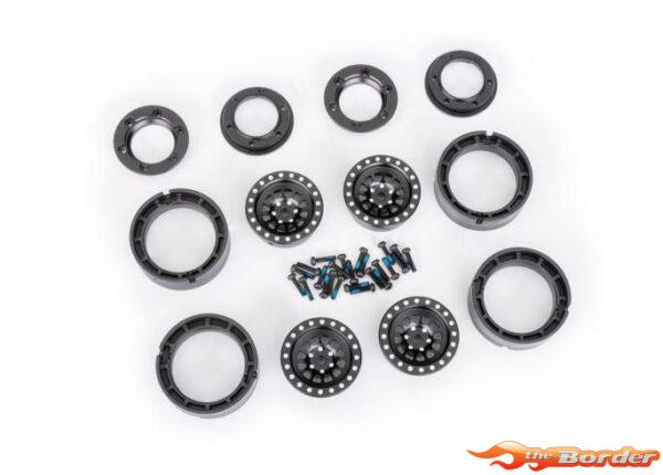 Traxxas TRX-4M 1.0" 6061-T6 Alu Beadlock Wheels (Black) (4) 9881-BLK