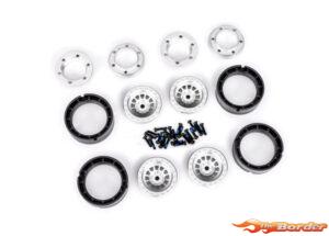 Traxxas TRX-4M 1.0" 6061-T6 Alu Beadlock Wheels (Silver) (4) 9881-SLVR