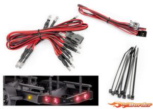Traxxas Wire Harness, Led Lights/ Zip Ties (8) (Fits #10350 Boat Trailer) 10349