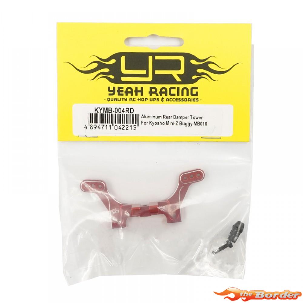 Yeah Racing Alum. Rear Damper Tower Red MB-010 KYMB-004RD - Afbeelding 4