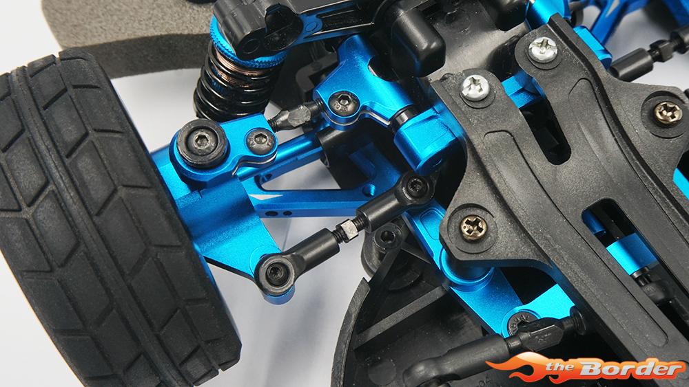 Yeah Racing Aluminium Rapid Performance Upgrade Kit Blue for Tamiya TT-01E TATT-S06BU - Afbeelding 6