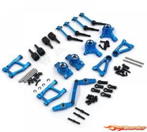 Yeah Racing Aluminium Rapid Performance Upgrade Kit Blue for Tamiya TT-01E TATT-S06BU