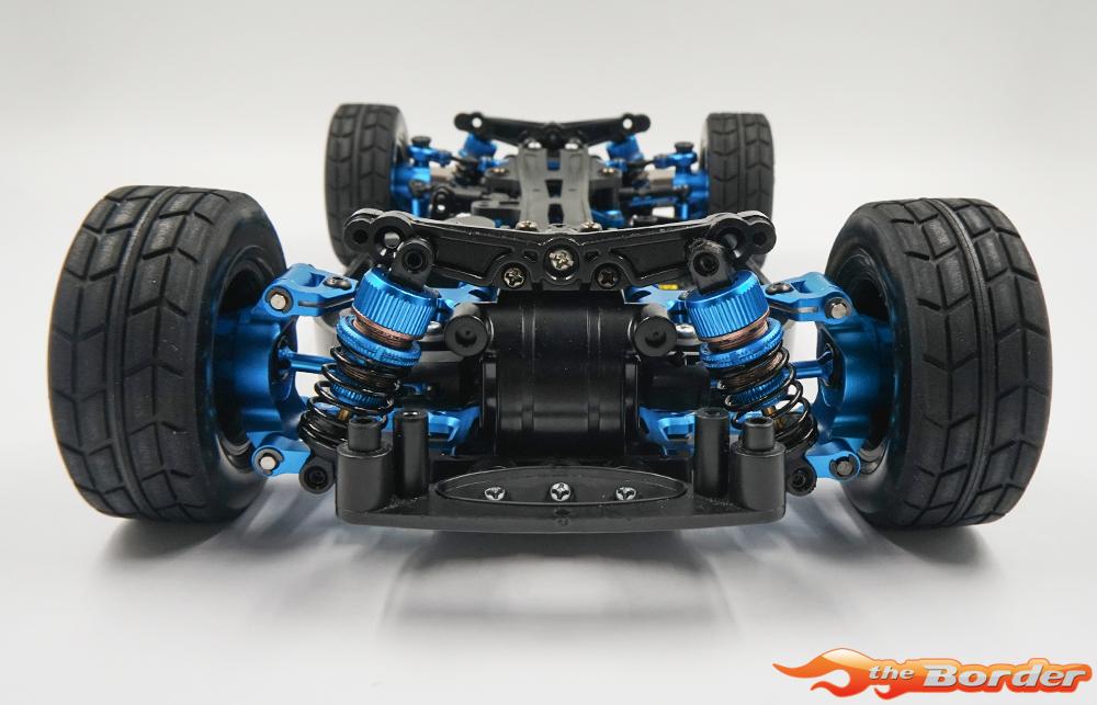 Yeah Racing Aluminium Rapid Performance Upgrade Kit Blue for Tamiya TT-01E TATT-S06BU - Afbeelding 8