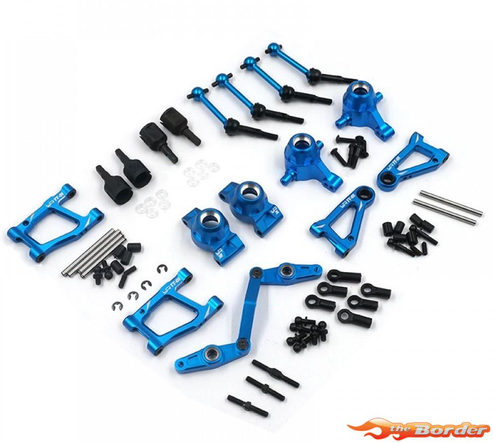 Yeah Racing Aluminium Rapid Performance Upgrade Kit Blue for Tamiya TT-01E TATT-S06BU