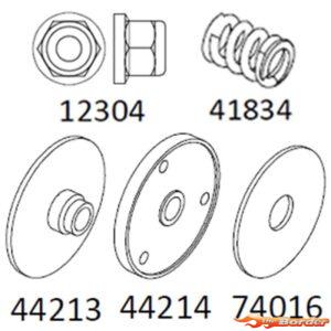 CrossRC Emo X - Anti-Skid Component 97401066