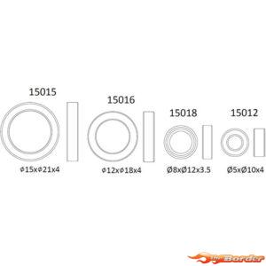 CrossRC Emo X - Axle Bearing Assembly 97401088