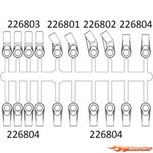 CrossRC Emo X - Ball Buckle Assembly 97401085