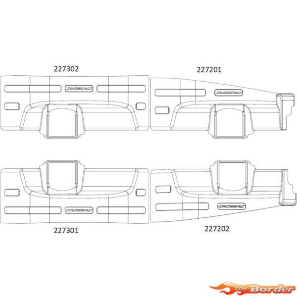 CrossRC Emo X - Car Fender (Bag T) 97401122