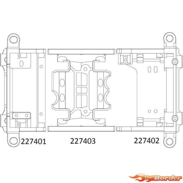 CrossRC Emo X - Car Frame Beam (Ii) 97401115