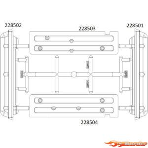 CrossRC Emo X - Car Side Bar (Bag M) 97401117