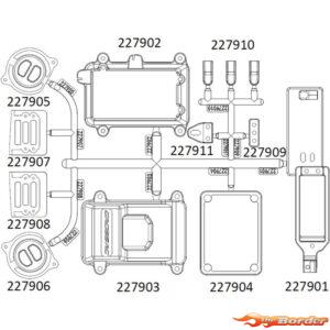 CrossRC Emo X - Lamp Cup Equipment Box (Bag Q) 97401119