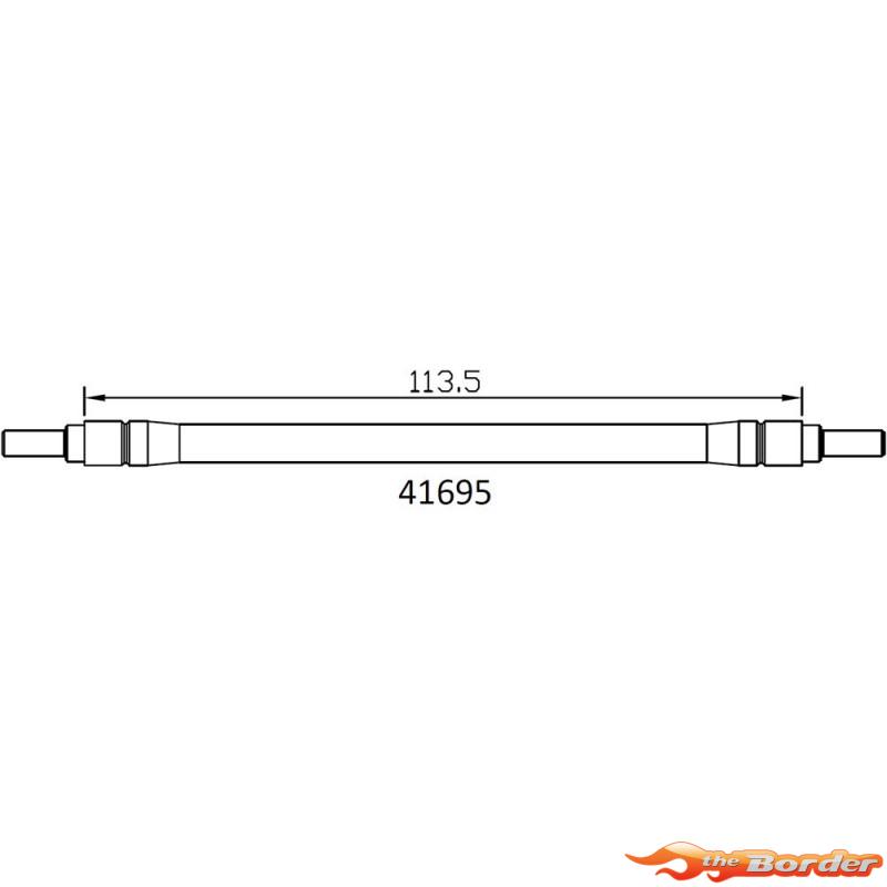 CrossRC Emo X - Lower Link Of Car Chassis 97401102