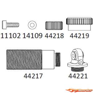 CrossRC Emo X - Shock Absorber Sleeve 97401065
