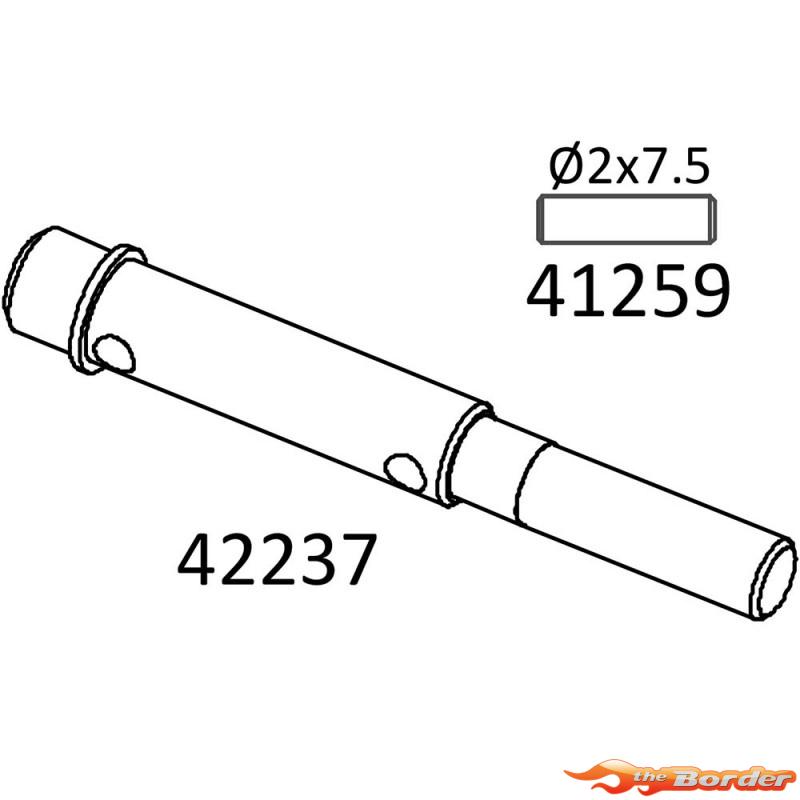 CrossRC Emo X - Wheel Reduction Shaft 97401124