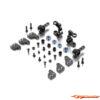 XRAY XB2'24 Alum. Steering Blocks & C-Hubs Set 320904 - Afbeelding 2