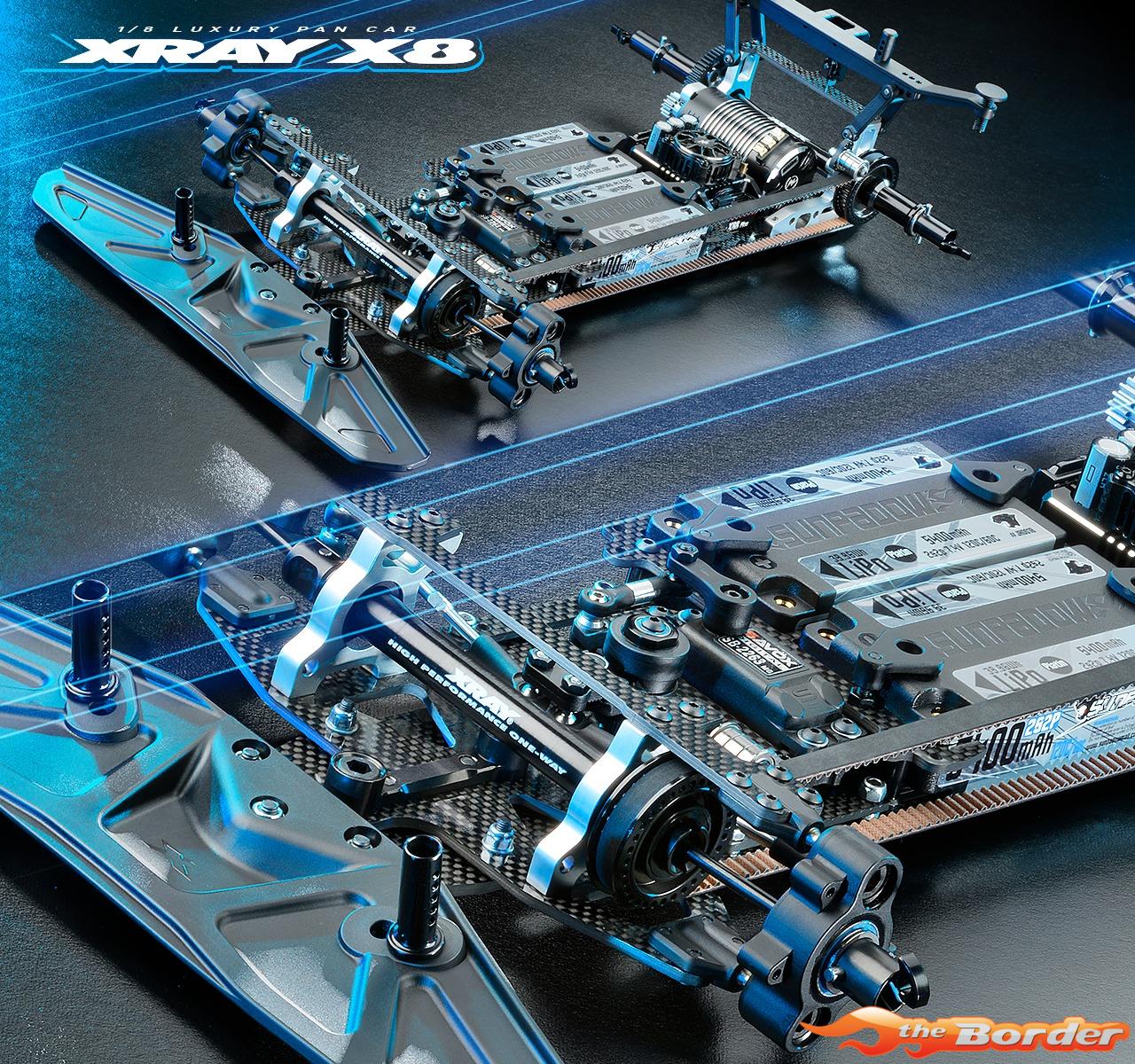 XRAY X8 - 1/8 Luxury Electric On-Road Pan Car 340500 - Afbeelding 2