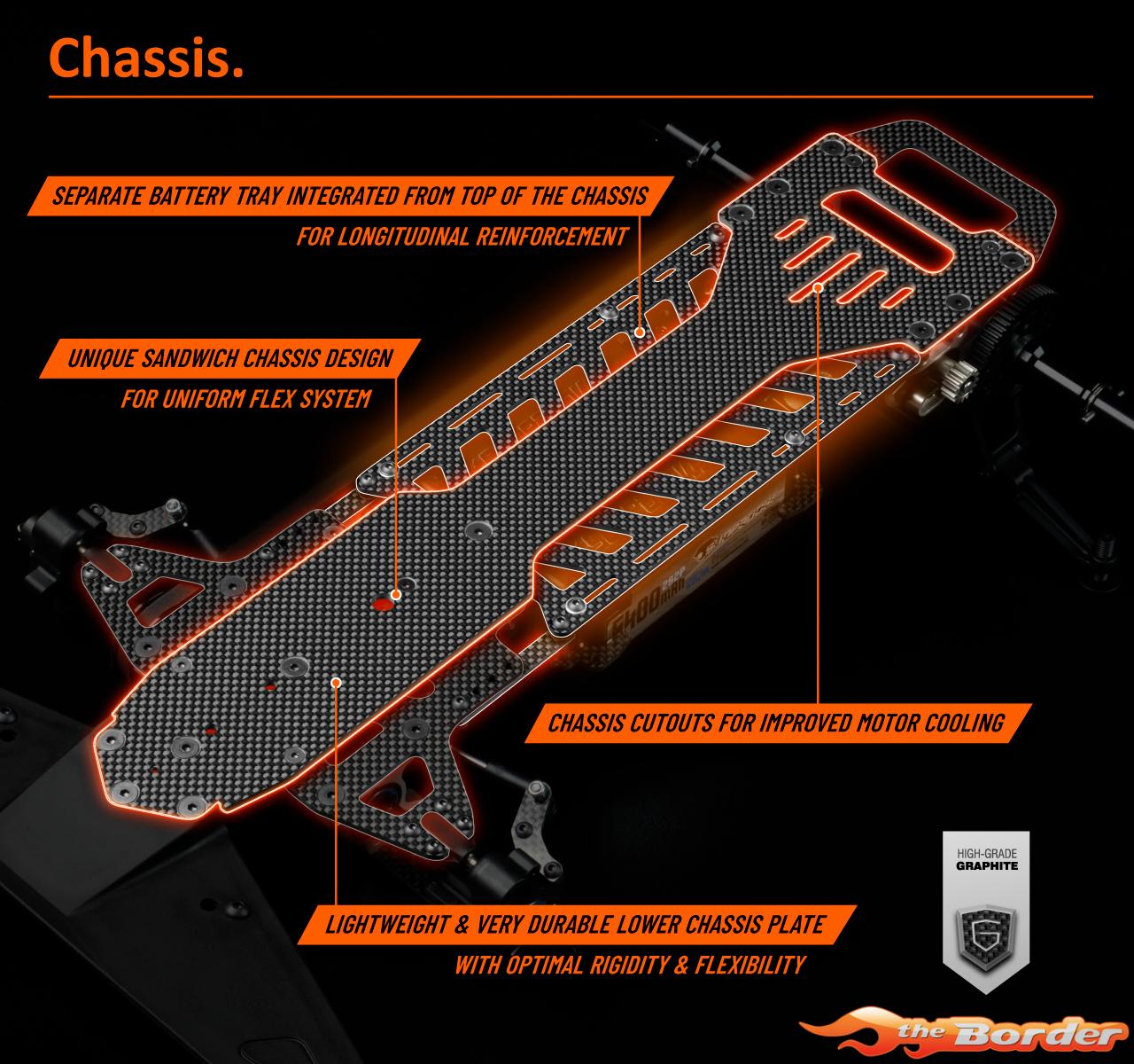 XRAY X8 - 1/8 Luxury Electric On-Road Pan Car 340500 - Afbeelding 9