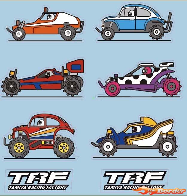 Tamiya Comical Decal 2 Pre-Cut BRPD1057