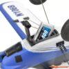 EZ-Wings Mini Cub S2 High-wing RTF 450mm (met 2 accu's) incl. attitude stabilisation (Blauw/Wit) - Afbeelding 3
