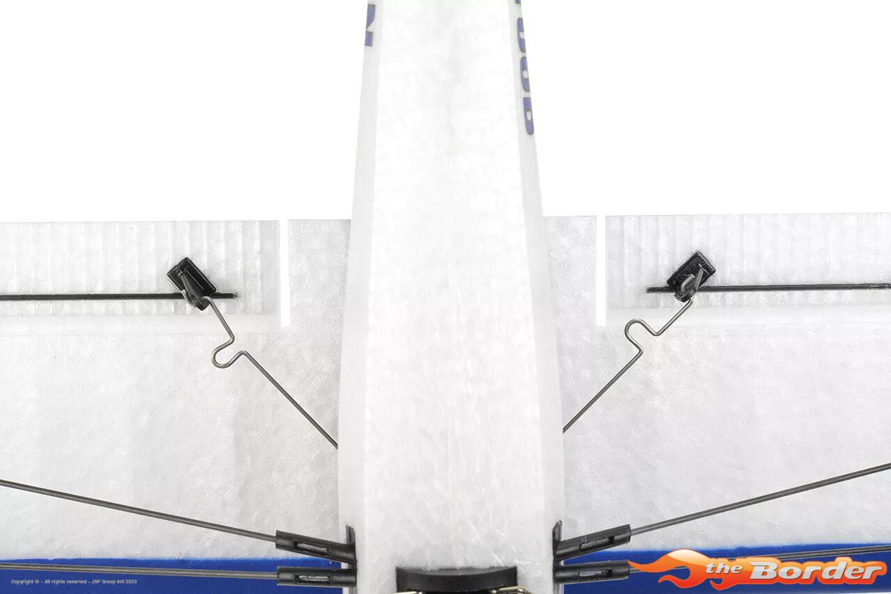 EZ-Wings Mini Cub S2 High-wing RTF 450mm (met 2 accu's) incl. attitude stabilisation (Blauw/Wit) - Afbeelding 15