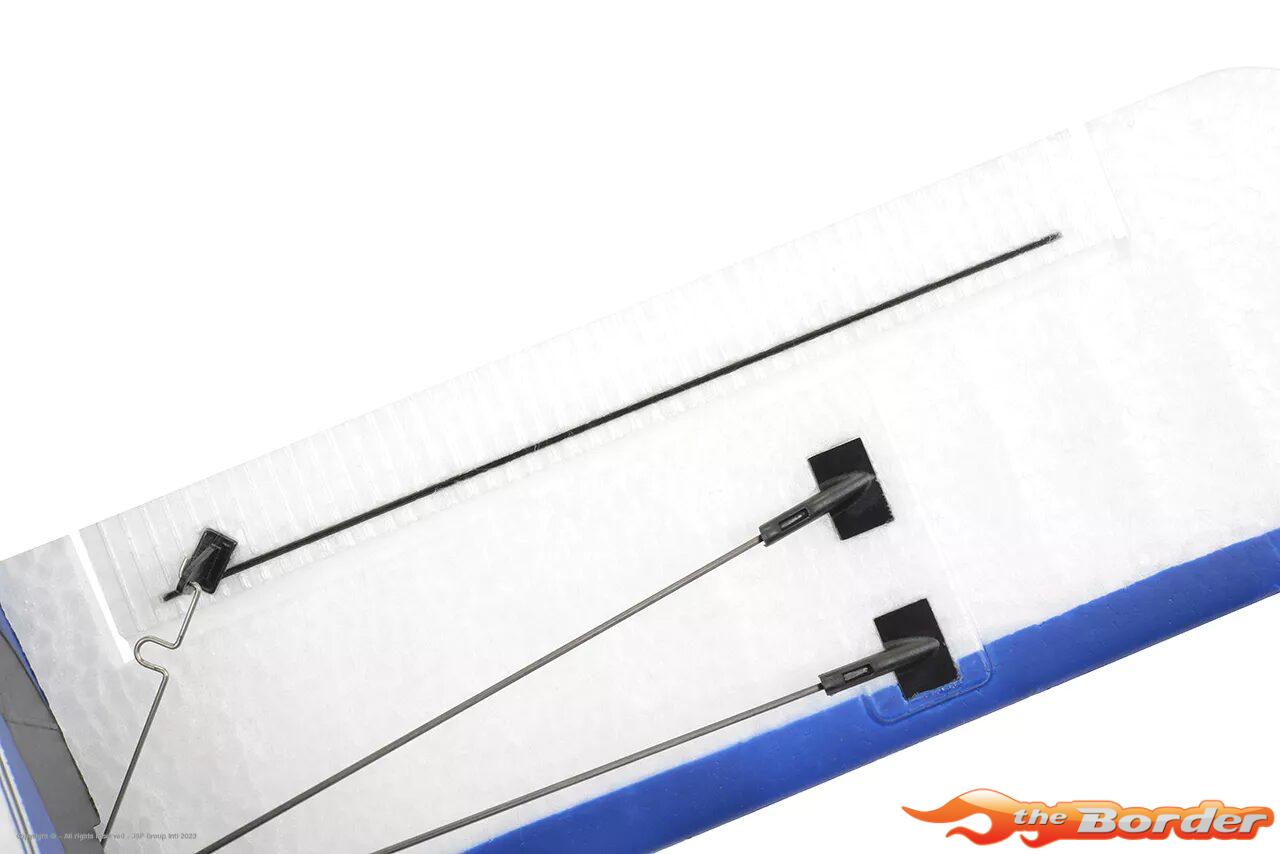 EZ-Wings Mini Cub S2 High-wing RTF 450mm (met 2 accu's) incl. attitude stabilisation (Blauw/Wit) - Afbeelding 16