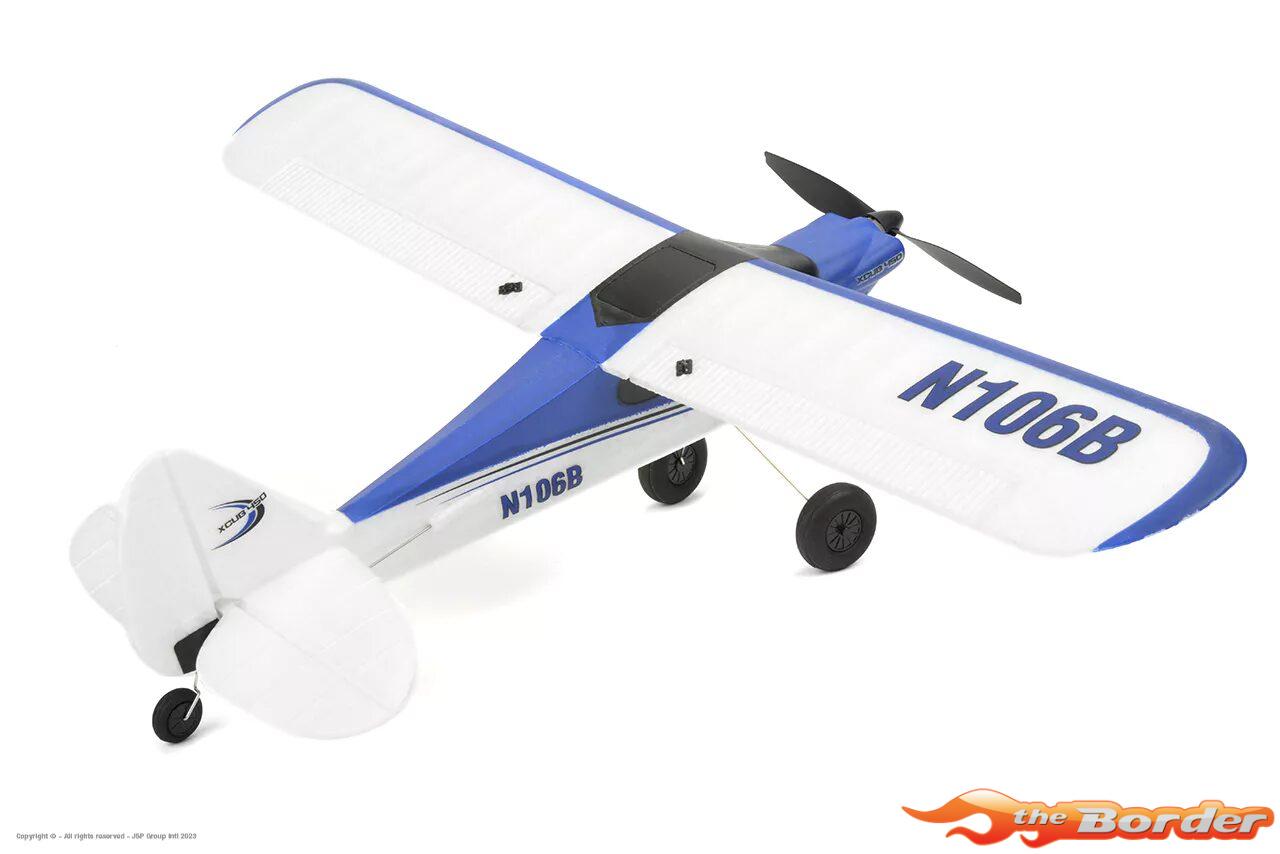 EZ-Wings Mini Cub S2 High-wing RTF 450mm (met 2 accu's) incl. attitude stabilisation (Blauw/Wit) - Afbeelding 8