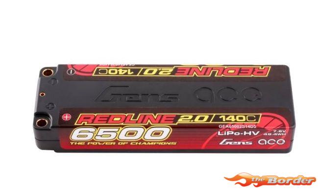 GensAce Redline 2.0 2S HV 7.6V -140C 6500mAh 65002S14D5
