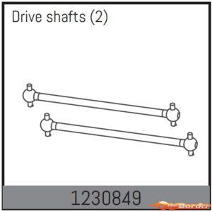 Absima Rear Drive Shafts (2) (Desert Buggy ADB 1.4) 1230849