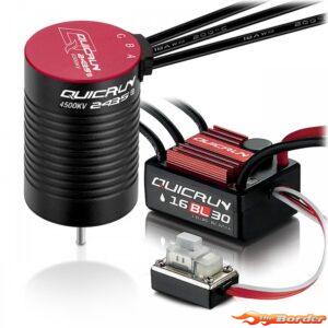 Hobbywing Combo WP16BL30 ESC 2435SL 4500KV Brushless Motor G3 3803000