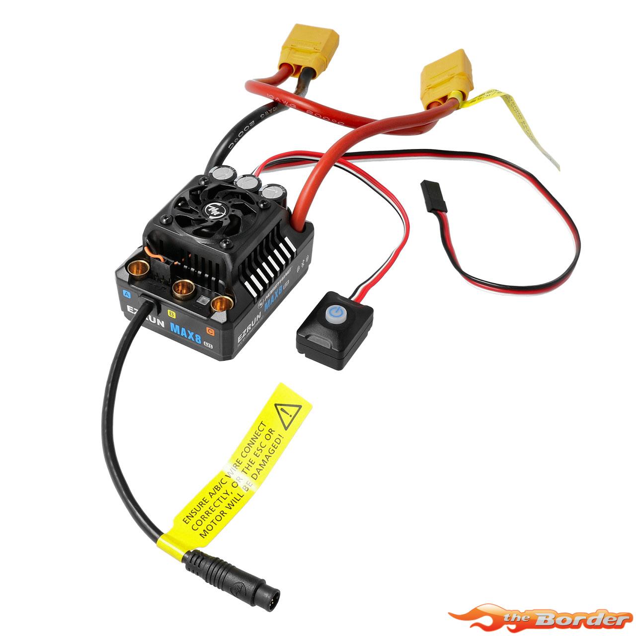 Hobbywing Ezrun MAX8 G2S Combo met 4278SD 2250kV G2R 38010607 - Afbeelding 4