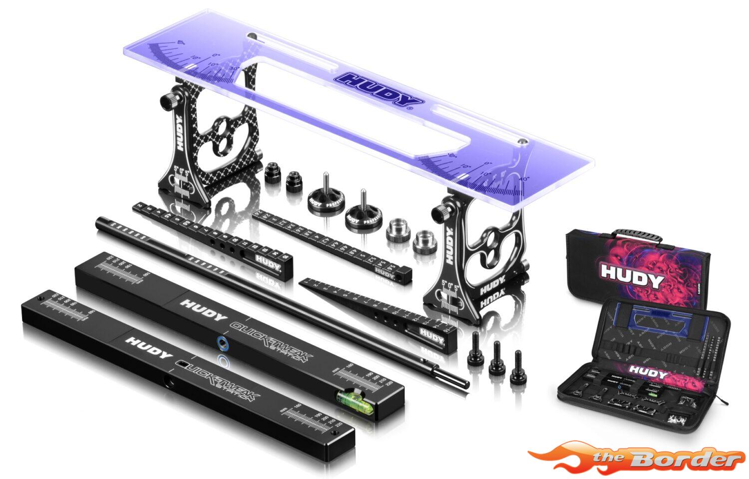 Hudy Set-Up Station & Set-Up Tools + Carrying Bag For 1/10 & 1/12 Pan Cars 109451