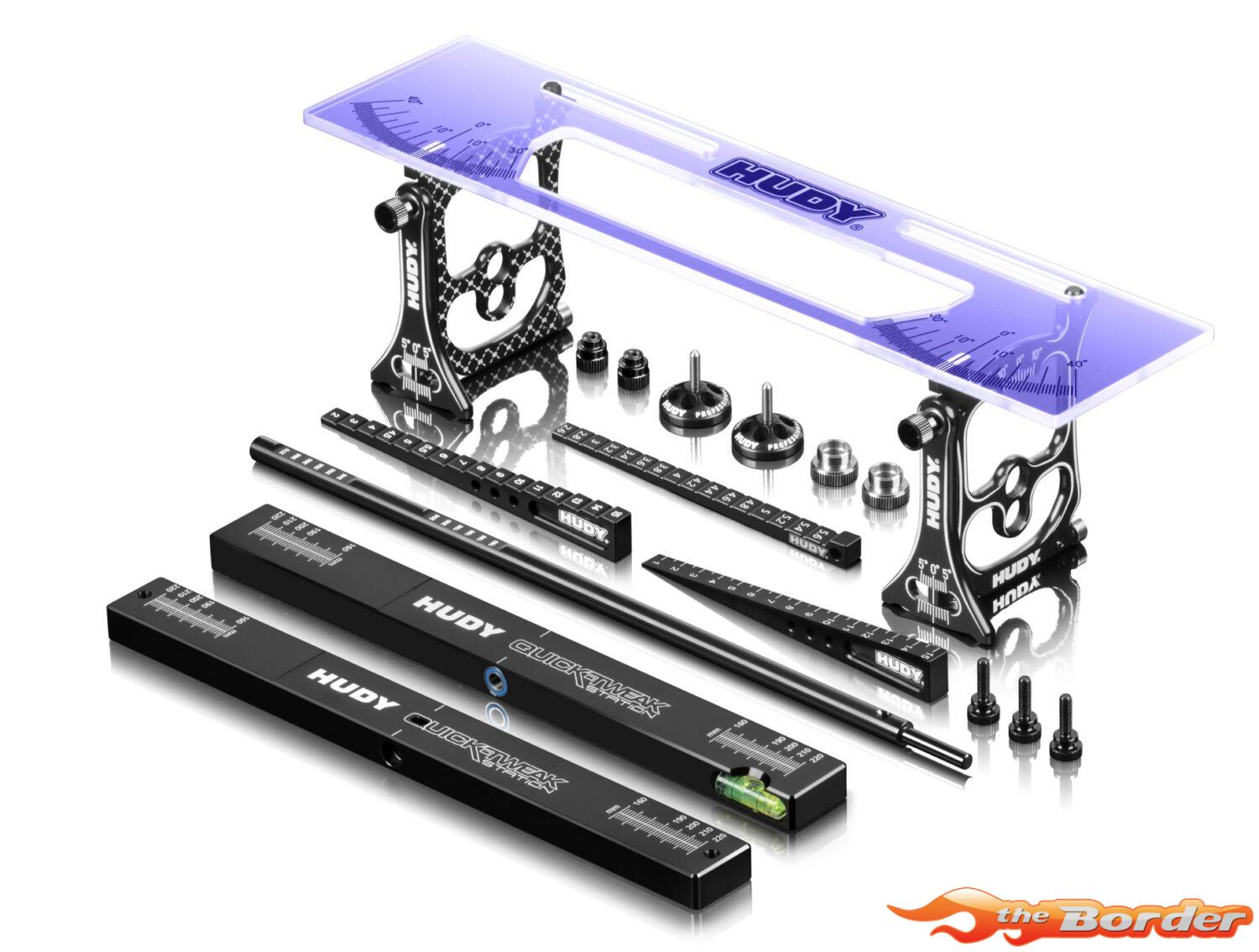 Hudy Set-Up Station & Set-Up Tools + Carrying Bag For 1/10 & 1/12 Pan Cars 109451 - Afbeelding 3