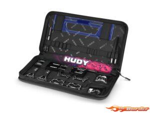 Hudy Set-Up Station & Set-Up Tools + Carrying Bag For 1/10 Formula Cars 109551