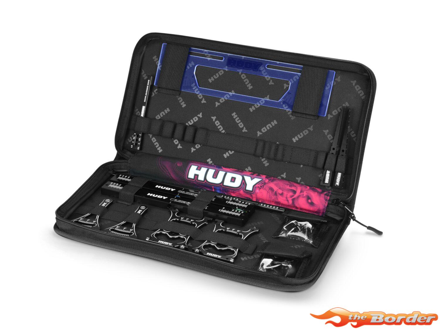 Hudy Set-Up Station & Set-Up Tools + Carrying Bag For 1/10 Formula Cars 109551